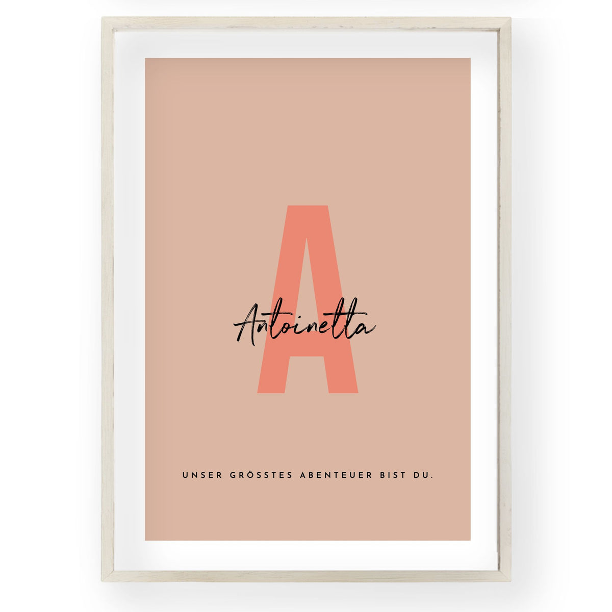 Personalized Initial Poster