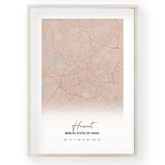 Minimal Map Poster