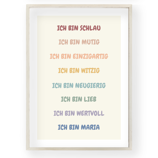 Kids' Affirmation Poster