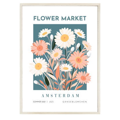 Personalized Flower Market Poster
