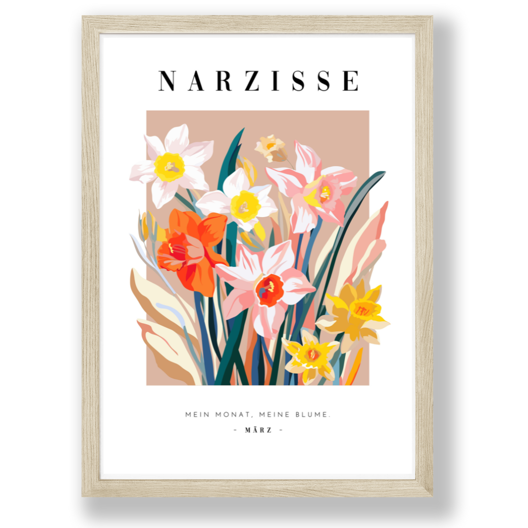 Birth Flower Poster